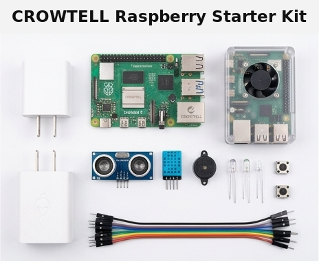 Crowtell Raspberry Starter Kit contents